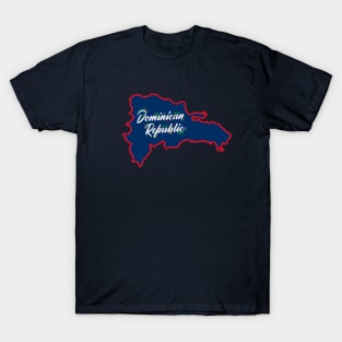 Festive Dominican Republic Caribbean Design T-Shirt